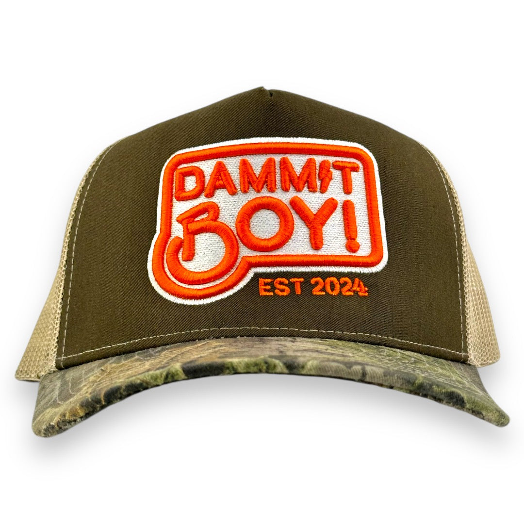 Dammit Boy Hat - Loden Super Flauge and Camo