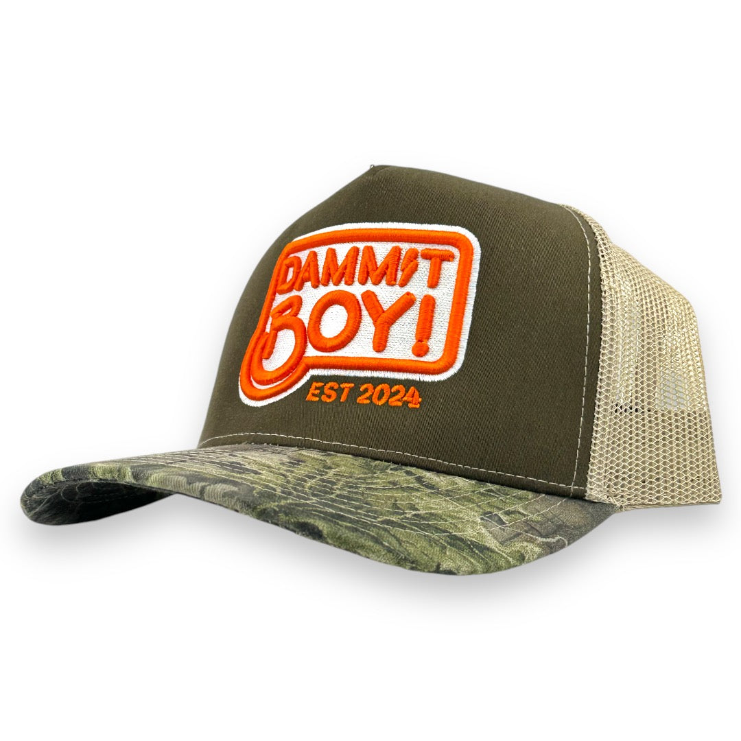Dammit Boy Hat - Loden Super Flauge and Camo