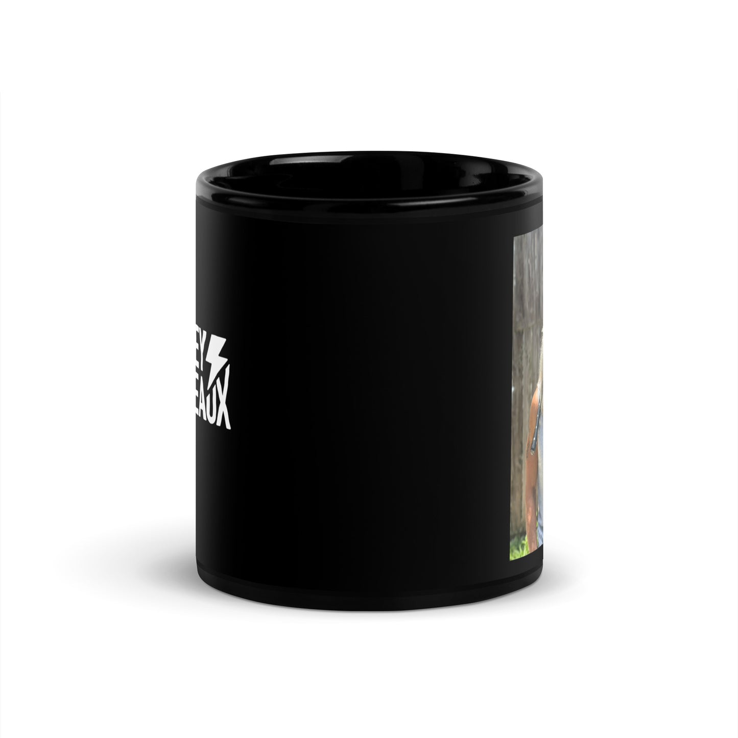 Joey Breaux Nunchuck Black Glossy Mug