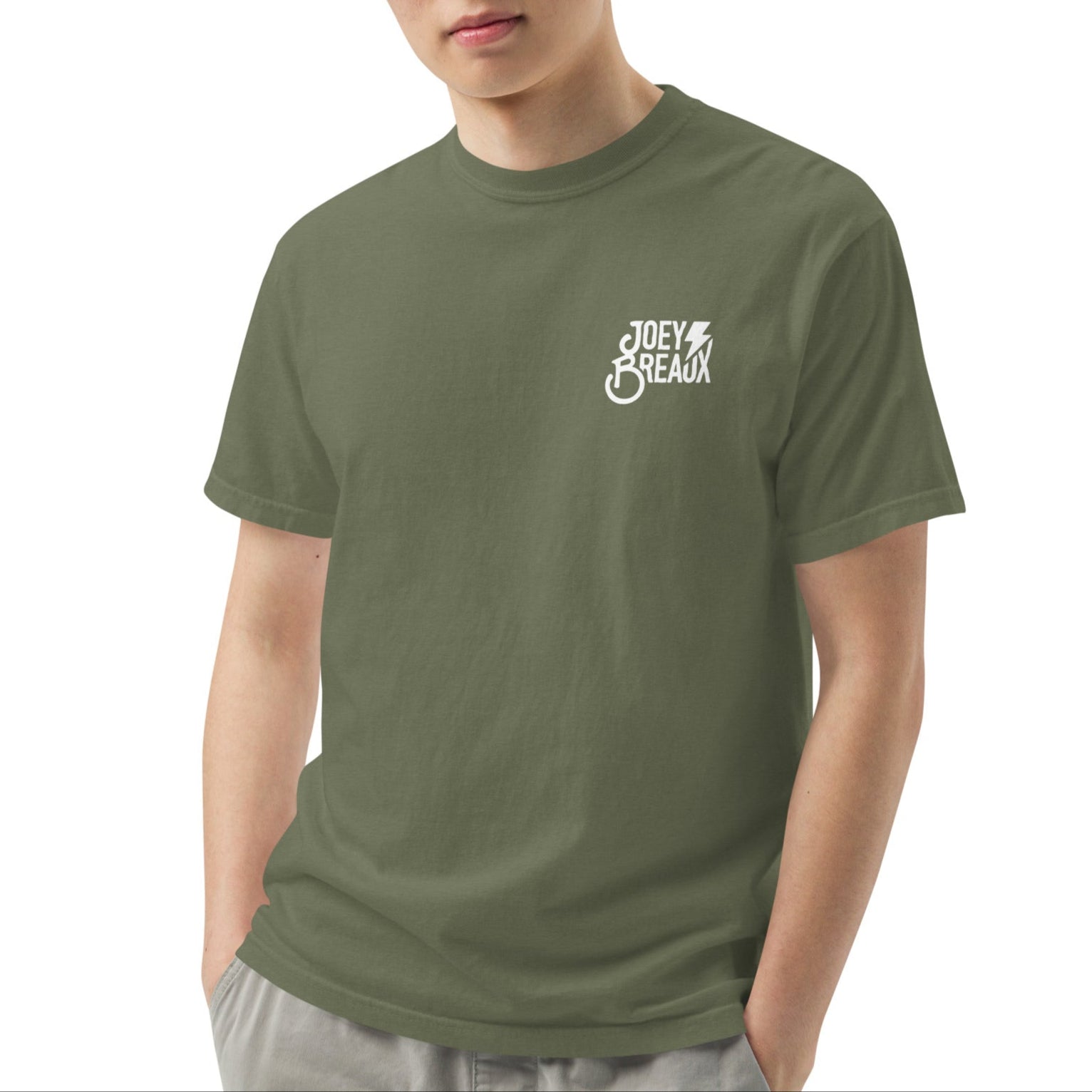Joey Breaux Logo Left Chest Premium Comfort Colors T-Shirt